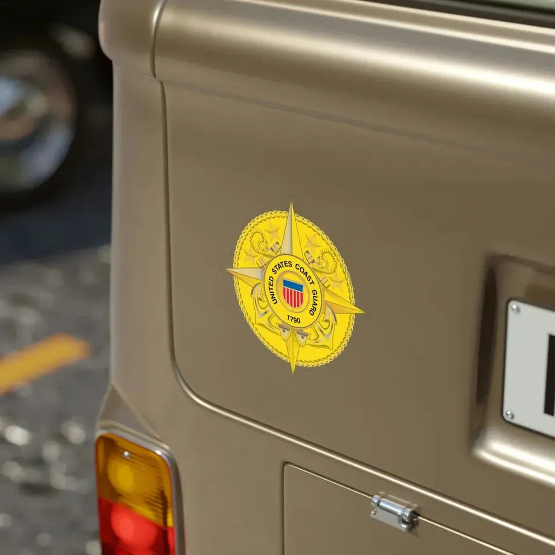 Commandant Staff (U.S. Coast Guard) Transparent STICKER Die-Cut Vinyl Decal - The Sticker Space