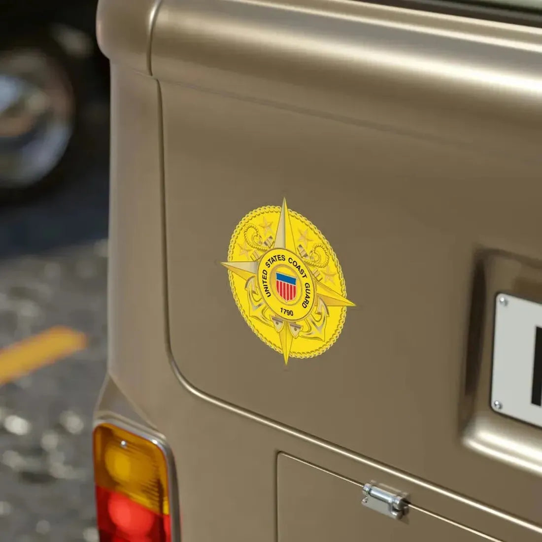 Commandant Staff (U.S. Coast Guard) Transparent STICKER Die-Cut Vinyl Decal - The Sticker Space