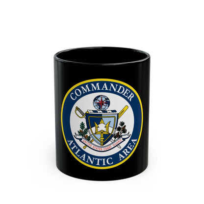 COMMANDER ATLANTIC AREA (U.S. Coast Guard) Black Coffee Mug-11oz-The Sticker Space