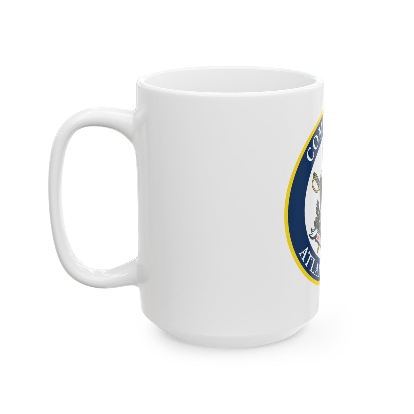 COMMANDER ATLANTIC AREA (U.S. Coast Guard) White Coffee Mug-The Sticker Space