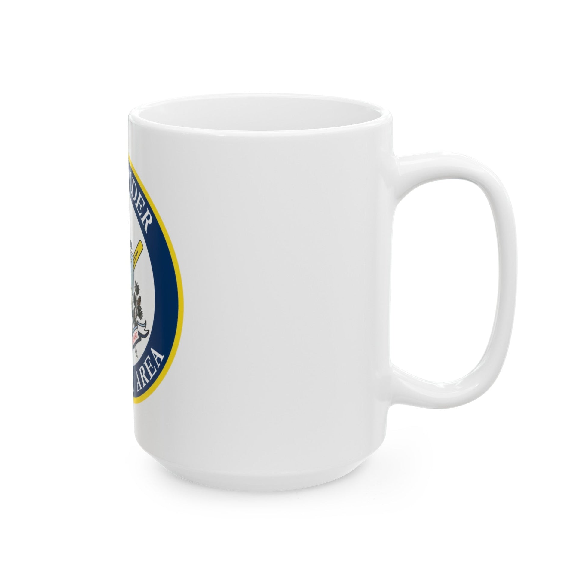 COMMANDER ATLANTIC AREA (U.S. Coast Guard) White Coffee Mug-The Sticker Space