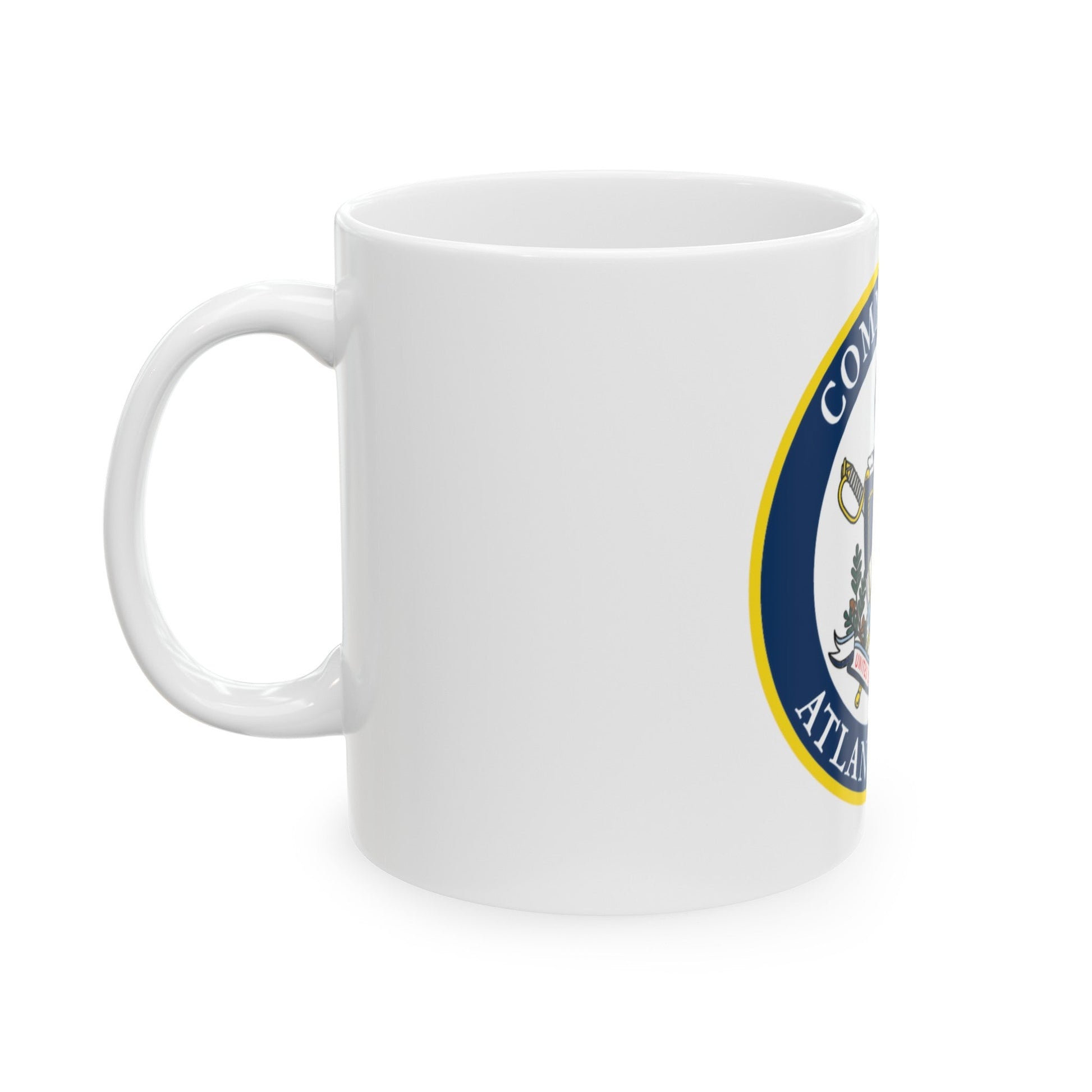 COMMANDER ATLANTIC AREA (U.S. Coast Guard) White Coffee Mug-The Sticker Space