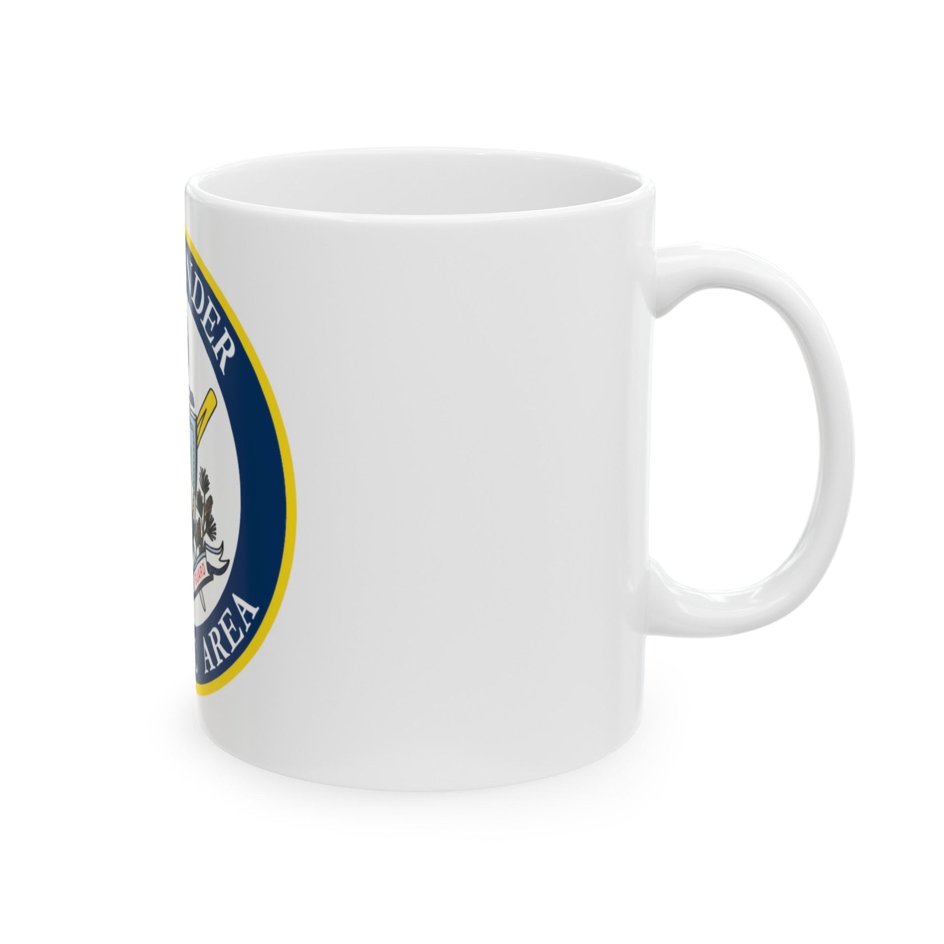 COMMANDER ATLANTIC AREA (U.S. Coast Guard) White Coffee Mug-The Sticker Space