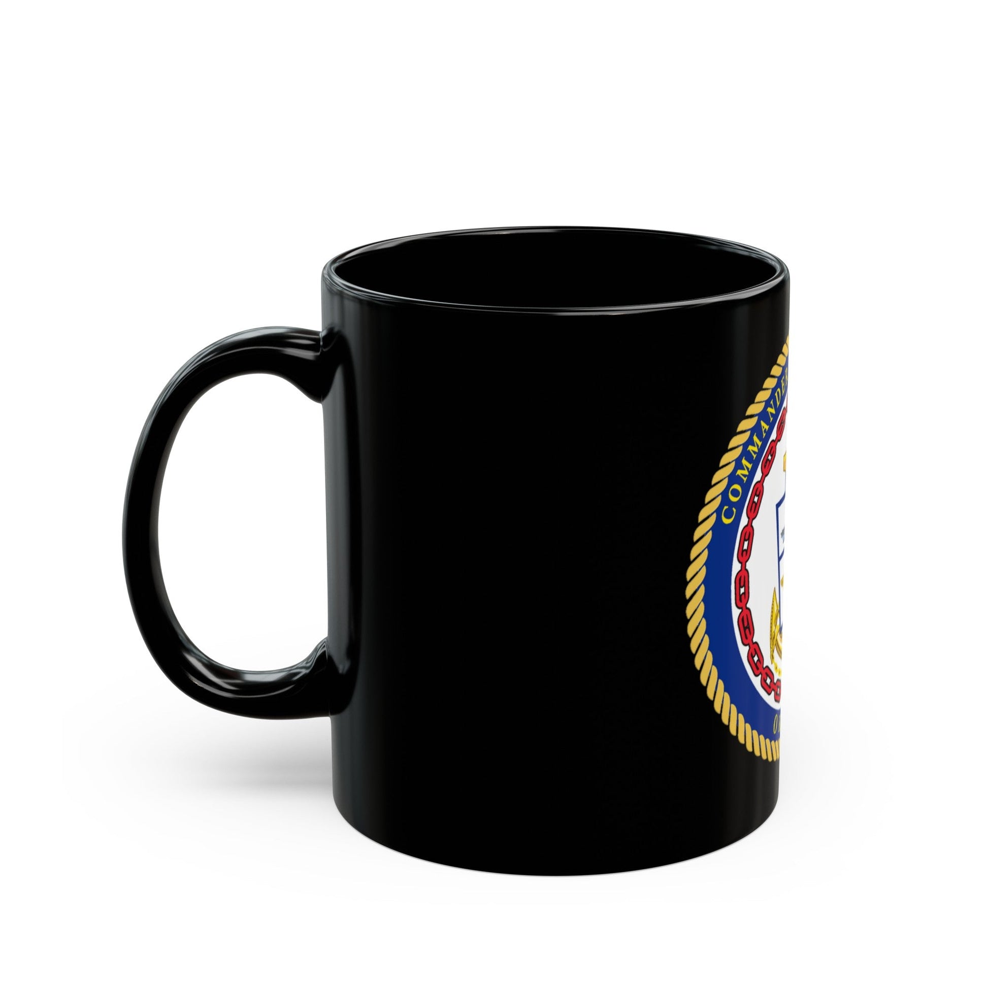 COMMANDER FLEET ACTIVITIES OKINAWA (U.S. Navy) Black Coffee Mug-The Sticker Space