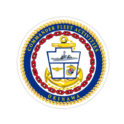 COMMANDER FLEET ACTIVITIES OKINAWA (U.S. Navy) STICKER Vinyl Die-Cut Decal-2 Inch-The Sticker Space