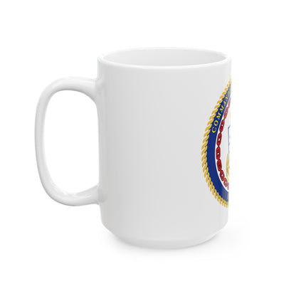 COMMANDER FLEET ACTIVITIES OKINAWA (U.S. Navy) White Coffee Mug-The Sticker Space