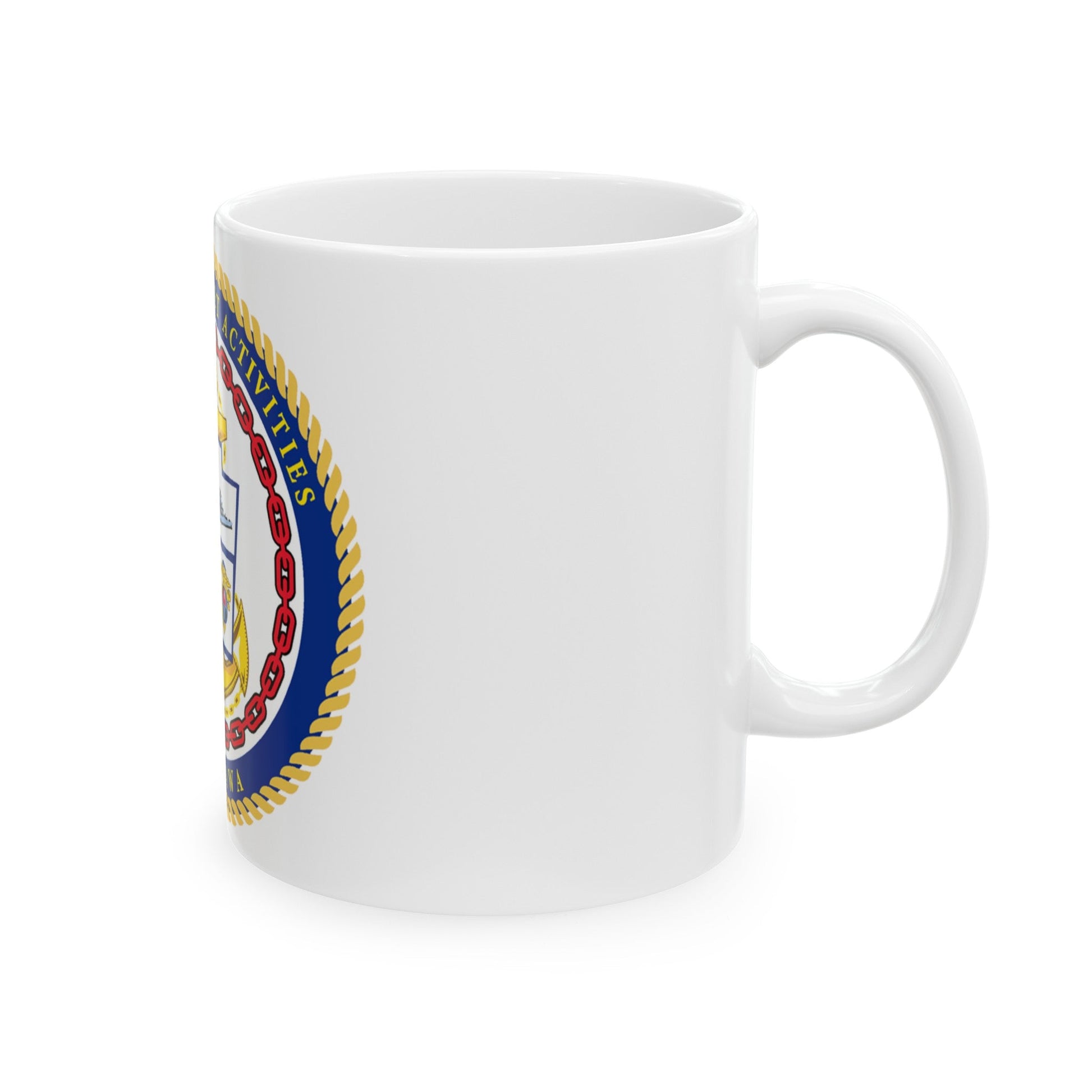 COMMANDER FLEET ACTIVITIES OKINAWA (U.S. Navy) White Coffee Mug-The Sticker Space