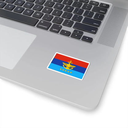 Commander in Chief flag of Myanmar (Myanmar) STICKER Vinyl Kiss-Cut Decal - The Sticker Space