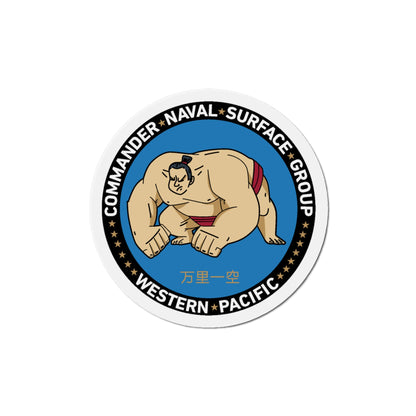 Commander Naval Surface Group West Pacific (U.S. Navy) Die-Cut Magnet-5" x 5"-The Sticker Space