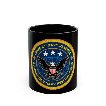 Commander Navy Reserve Force (U.S. Navy) Black Coffee Mug-11oz-The Sticker Space