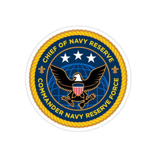 Commander Navy Reserve Force (U.S. Navy) Transparent STICKER Die-Cut Vinyl Decal-6 Inch-The Sticker Space