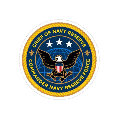 Commander Navy Reserve Force (U.S. Navy) Transparent STICKER Die-Cut Vinyl Decal - The Sticker Space