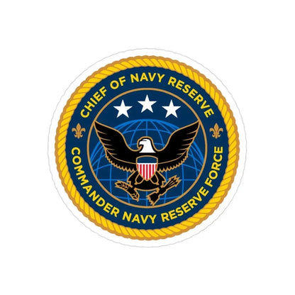 Commander Navy Reserve Force (U.S. Navy) Transparent STICKER Die-Cut Vinyl Decal - The Sticker Space