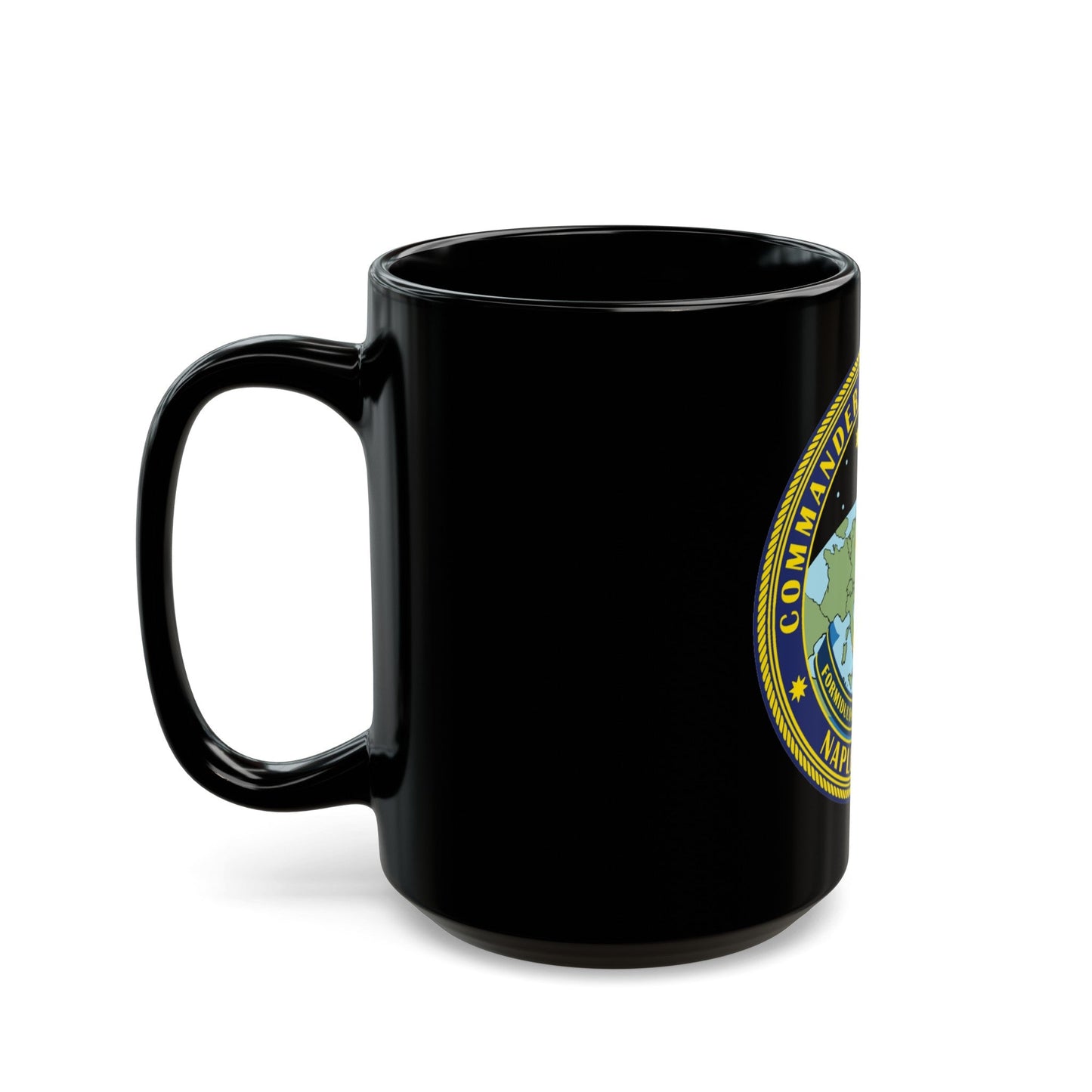 Commander Task Force 64 (U.S. Navy) Black Coffee Mug-The Sticker Space