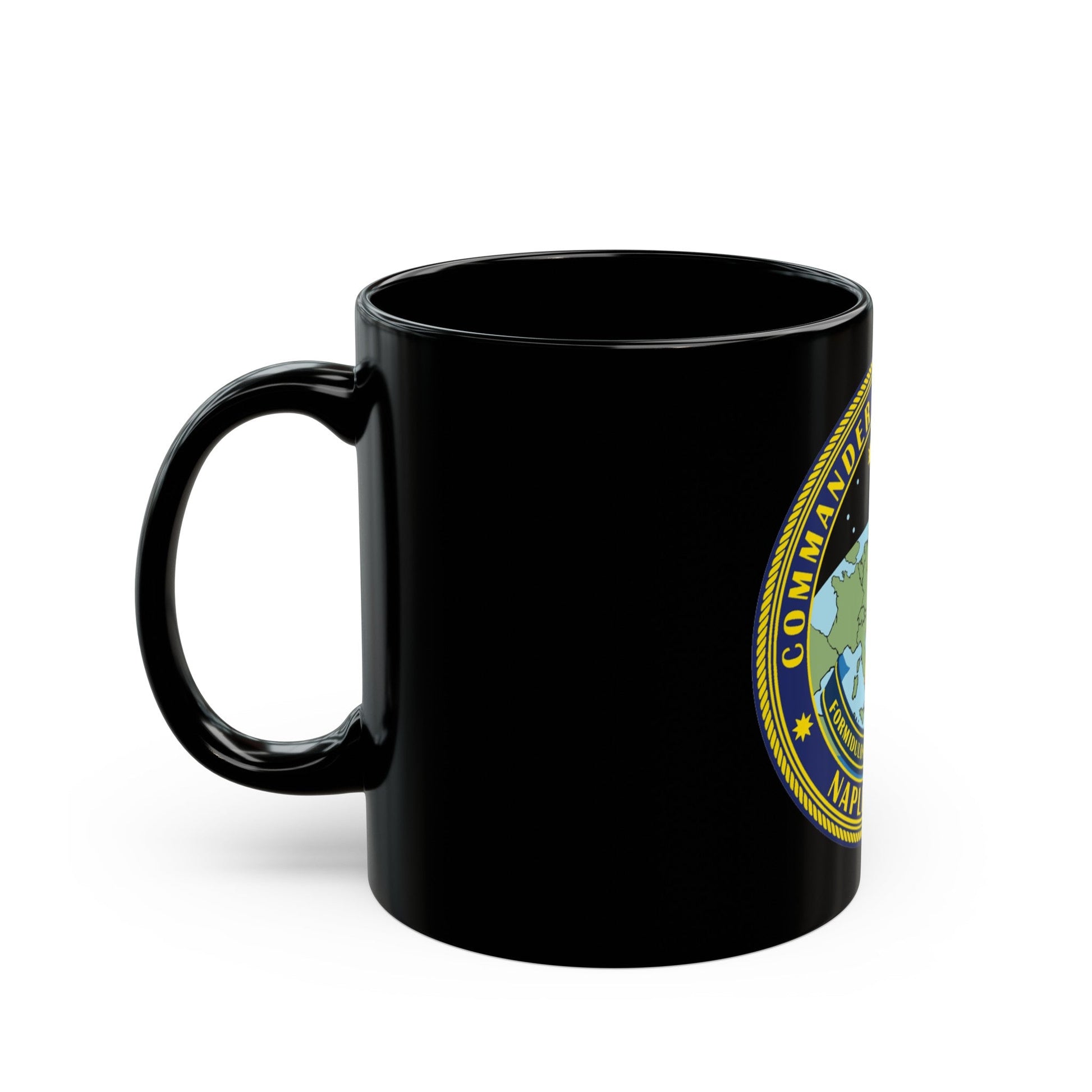 Commander Task Force 64 (U.S. Navy) Black Coffee Mug-The Sticker Space