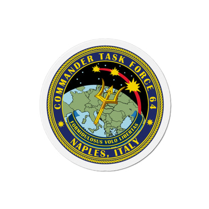 Commander Task Force 64 (U.S. Navy) Die-Cut Magnet-2" x 2"-The Sticker Space