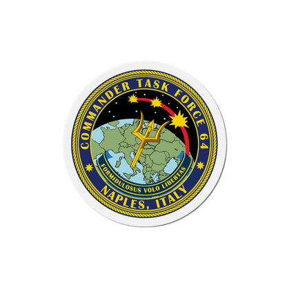 Commander Task Force 64 (U.S. Navy) Die-Cut Magnet-5" x 5"-The Sticker Space