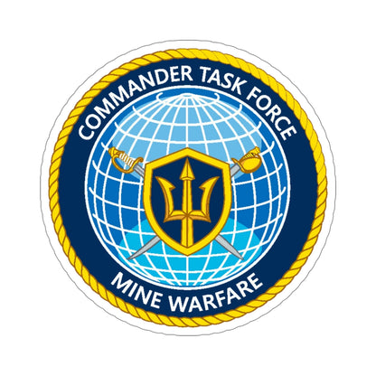 Commander Task Force Mine Warfare CTF MW (U.S. Navy) STICKER Vinyl Die-Cut Decal-6 Inch-The Sticker Space