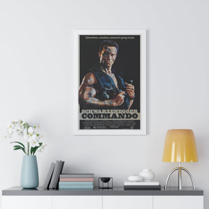 COMMANDO 1985 - Framed Movie Poster-The Sticker Space