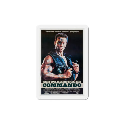 Commando 1985 Movie Poster Refrigerator Magnet 4 Inch - The Sticker Space