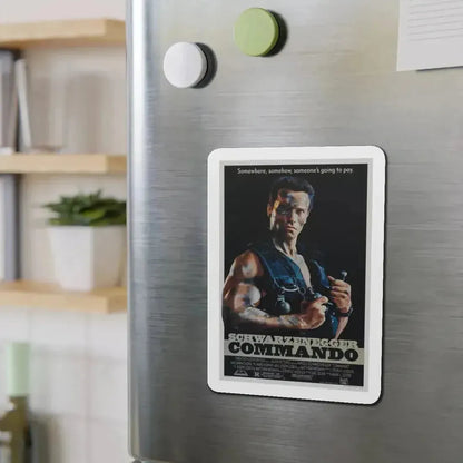 COMMANDO 1985 Movie Poster - Refrigerator Magnet - The Sticker Space