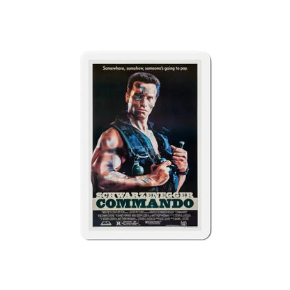 Commando 1985 Movie Poster Refrigerator Magnet - The Sticker Space