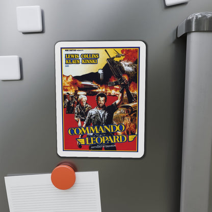 COMMANDO LEOPARD 1985 Movie Poster - Die-Cut Magnet-The Sticker Space