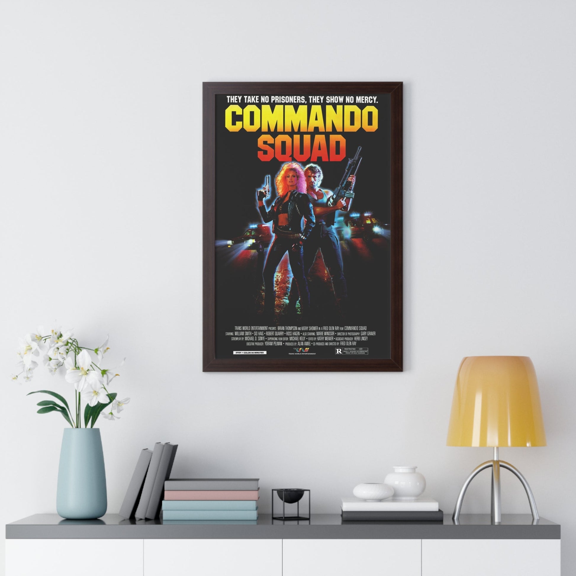 COMMANDO SQUAD 1987 - Framed Movie Poster-The Sticker Space