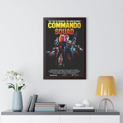 COMMANDO SQUAD 1987 - Framed Movie Poster-The Sticker Space