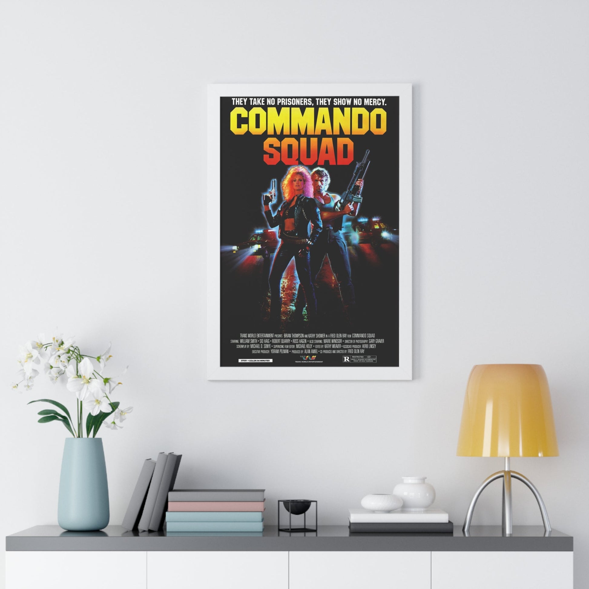 COMMANDO SQUAD 1987 - Framed Movie Poster-The Sticker Space