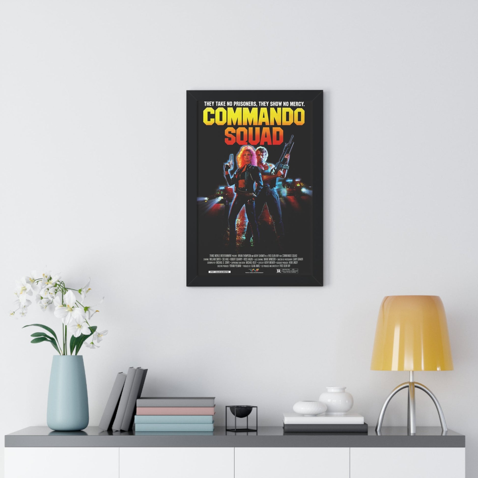 COMMANDO SQUAD 1987 - Framed Movie Poster-The Sticker Space