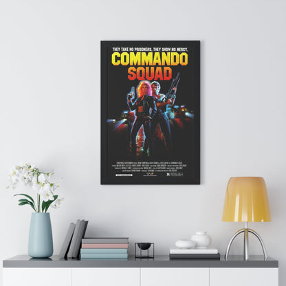 COMMANDO SQUAD 1987 - Framed Movie Poster-The Sticker Space