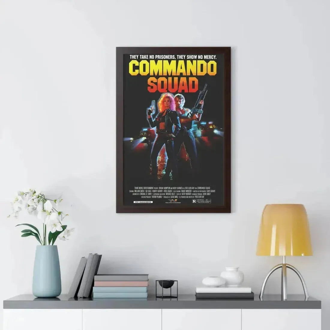 COMMANDO SQUAD 1987 - Framed Movie Poster - The Sticker Space