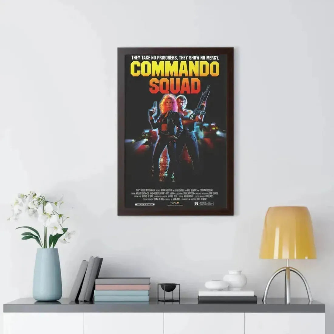 COMMANDO SQUAD 1987 - Framed Movie Poster - The Sticker Space