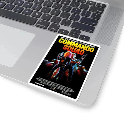 Commando Squad 1987 Movie Poster - STICKER Vinyl Kiss-Cut Decal - The Sticker Space