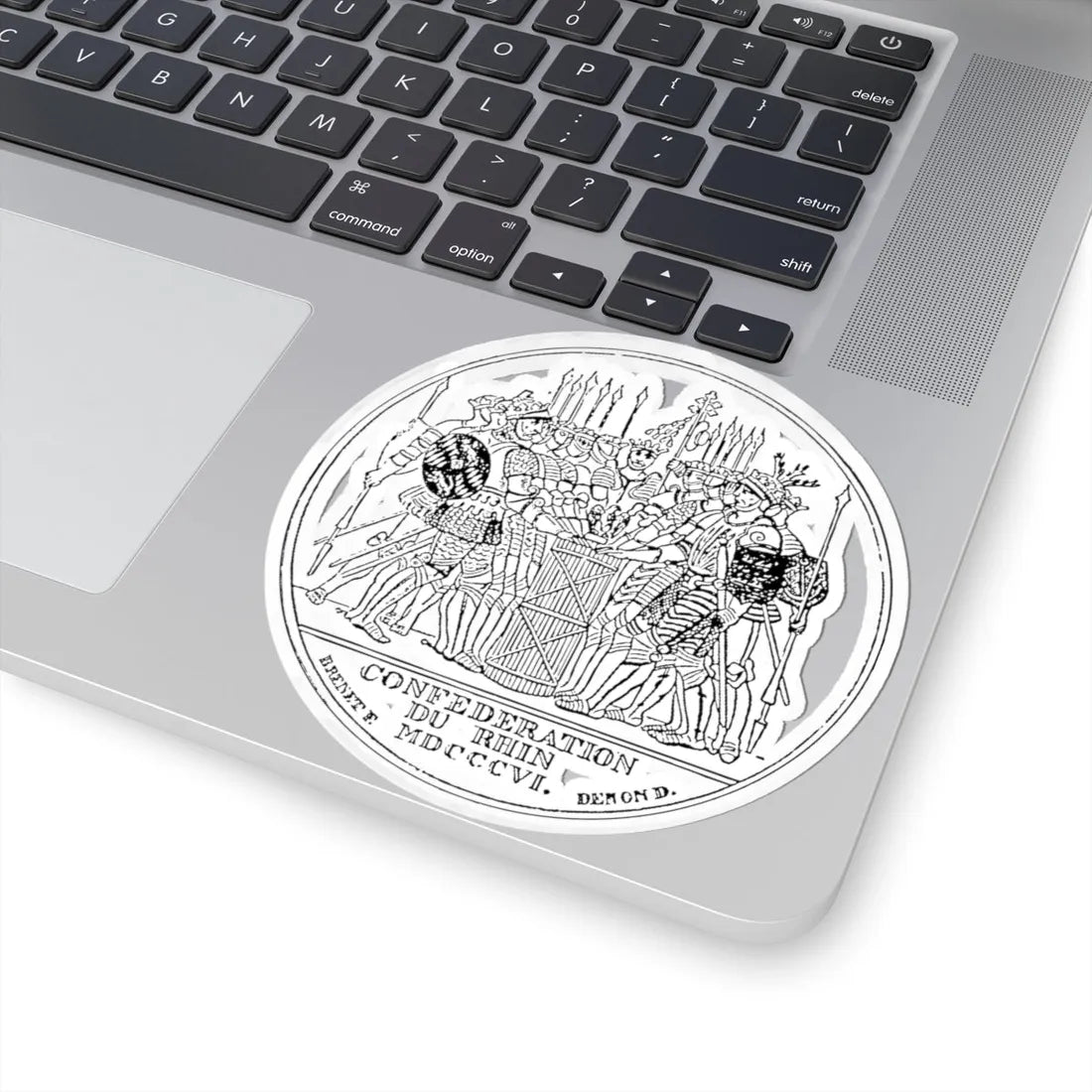 Commemorative Medal of the Rhine Confederation (Germany) (Coat of Arms) STICKER Vinyl Kiss-Cut Decal - The Sticker Space