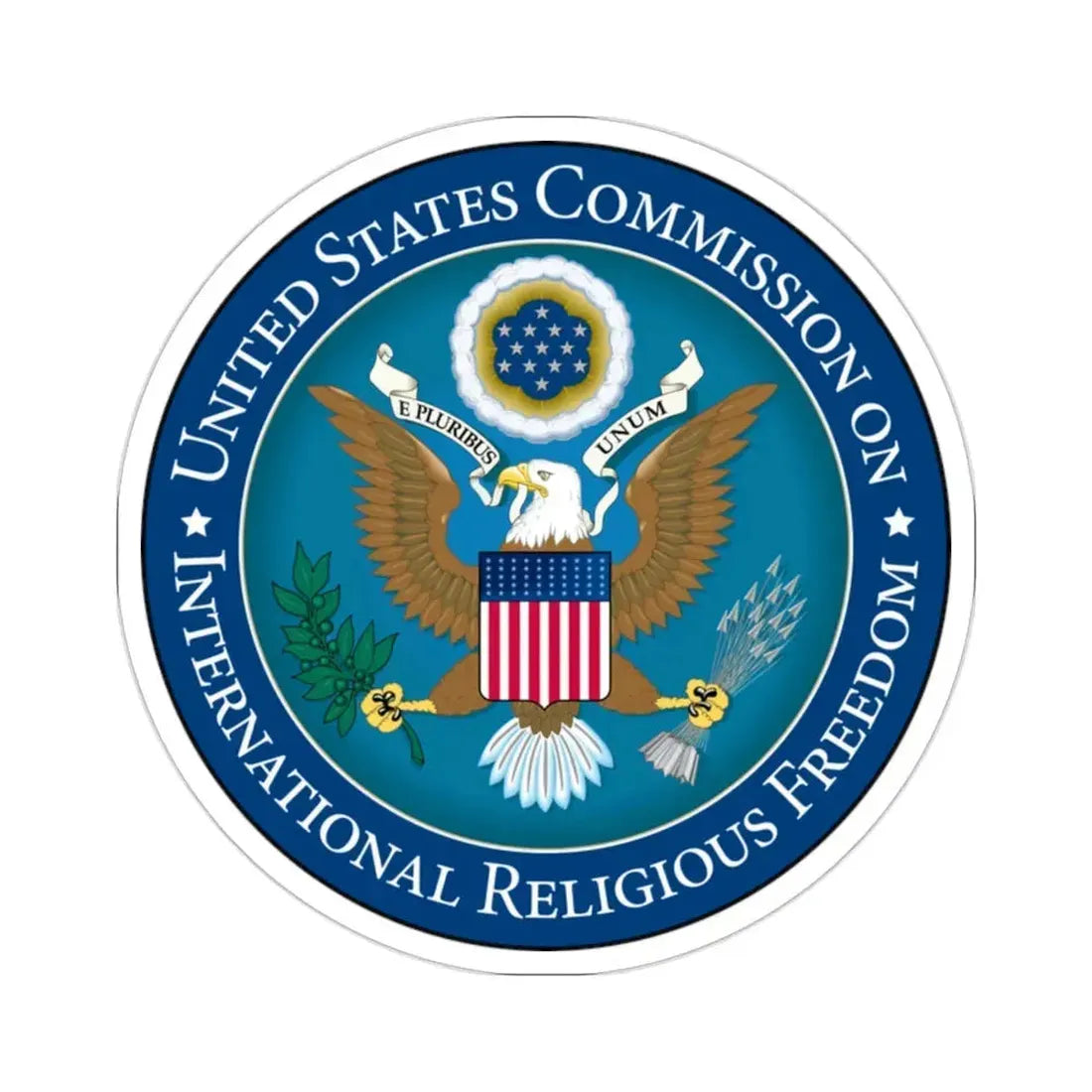 Commission on International Religious Freedom STICKER Vinyl Die-Cut Decal 2 Inch - The Sticker Space
