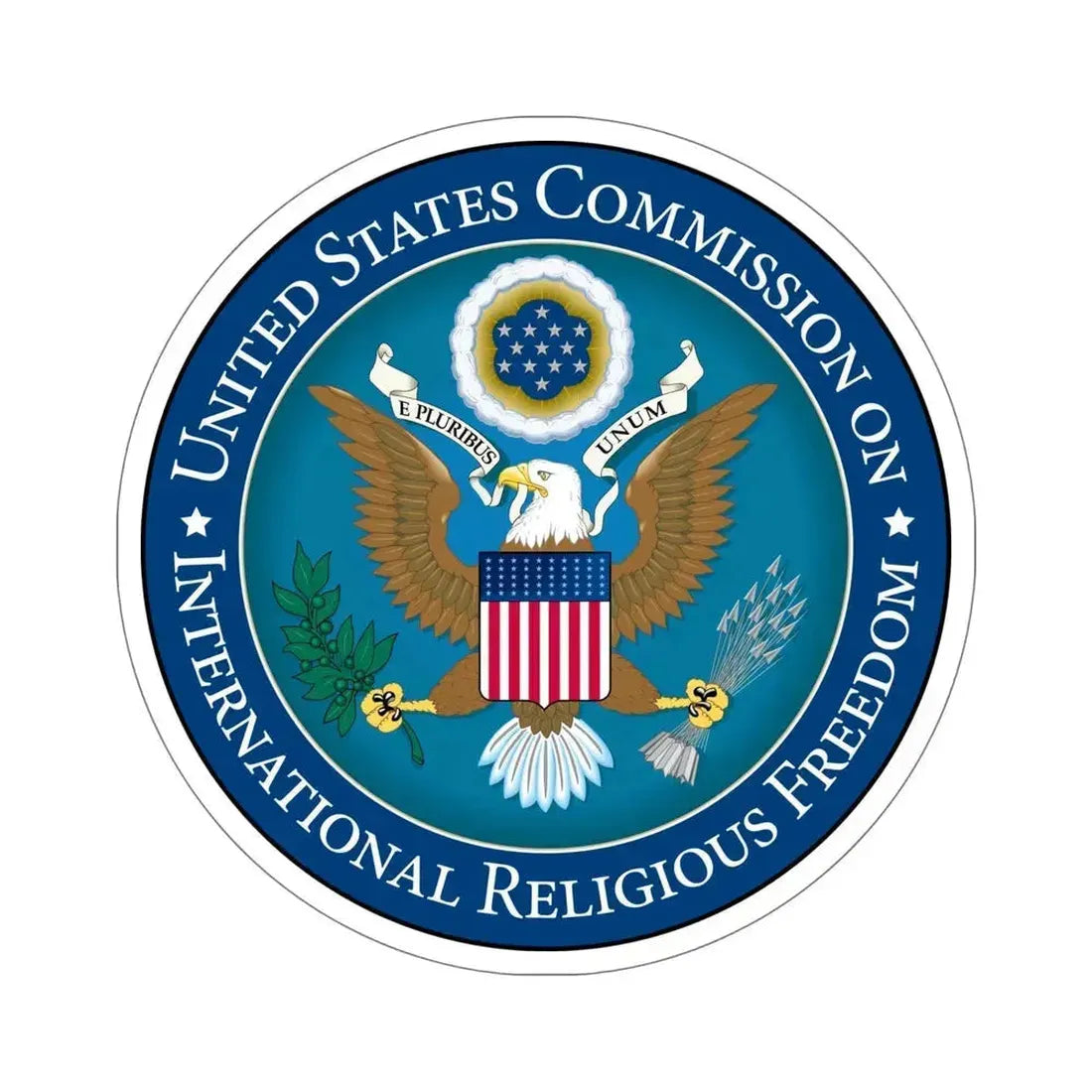 Commission on International Religious Freedom STICKER Vinyl Die-Cut Decal 6 Inch - The Sticker Space