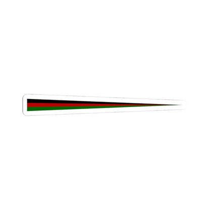 Commissioning pennant of Kenya (Kenya) STICKER Vinyl Kiss-Cut Decal 4 Inch White - The Sticker Space