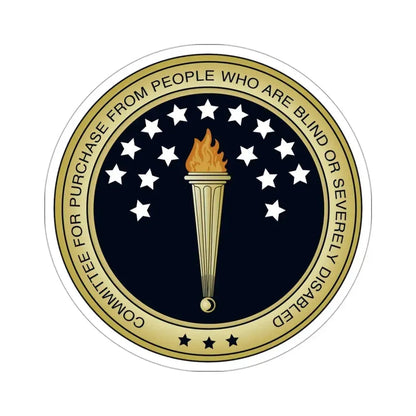 Committee for Purchase From People Who Are Blind or Severely Disabled CPPBSD STICKER Vinyl Die-Cut Decal 3 Inch - The Sticker Space