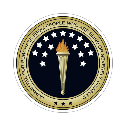 Committee for Purchase From People Who Are Blind or Severely Disabled CPPBSD STICKER Vinyl Die-Cut Decal 6 Inch - The Sticker Space