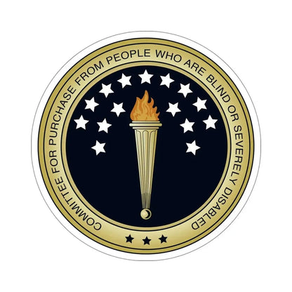 Committee for Purchase From People Who Are Blind or Severely Disabled CPPBSD STICKER Vinyl Die-Cut Decal - The Sticker Space