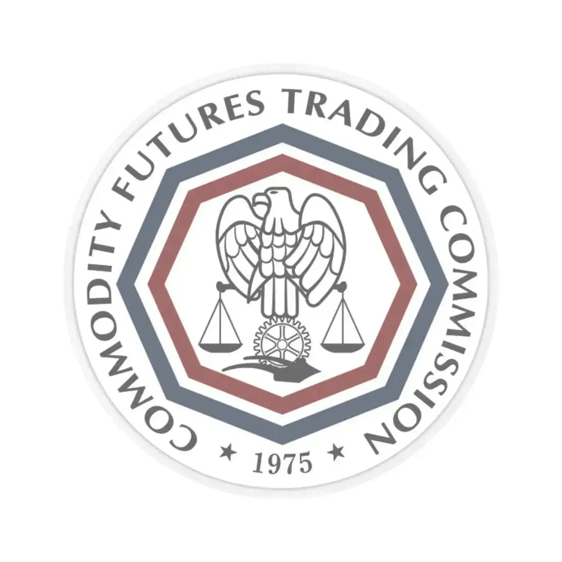 Commodity Futures Trading Commission - STICKER Vinyl Kiss-Cut Decal 2 Inch Transparent - The Sticker Space