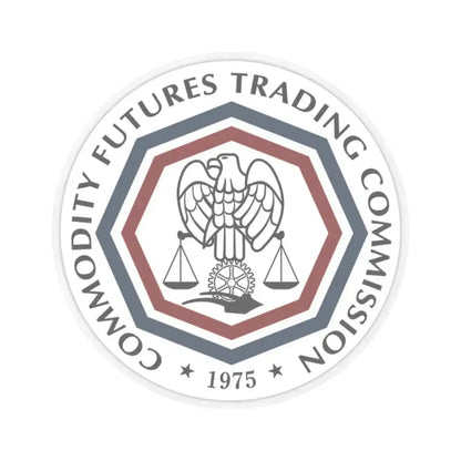 Commodity Futures Trading Commission - STICKER Vinyl Kiss-Cut Decal 2 Inch Transparent - The Sticker Space