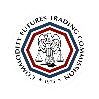 Commodity Futures Trading Commission - STICKER Vinyl Kiss-Cut Decal 2 Inch White - The Sticker Space