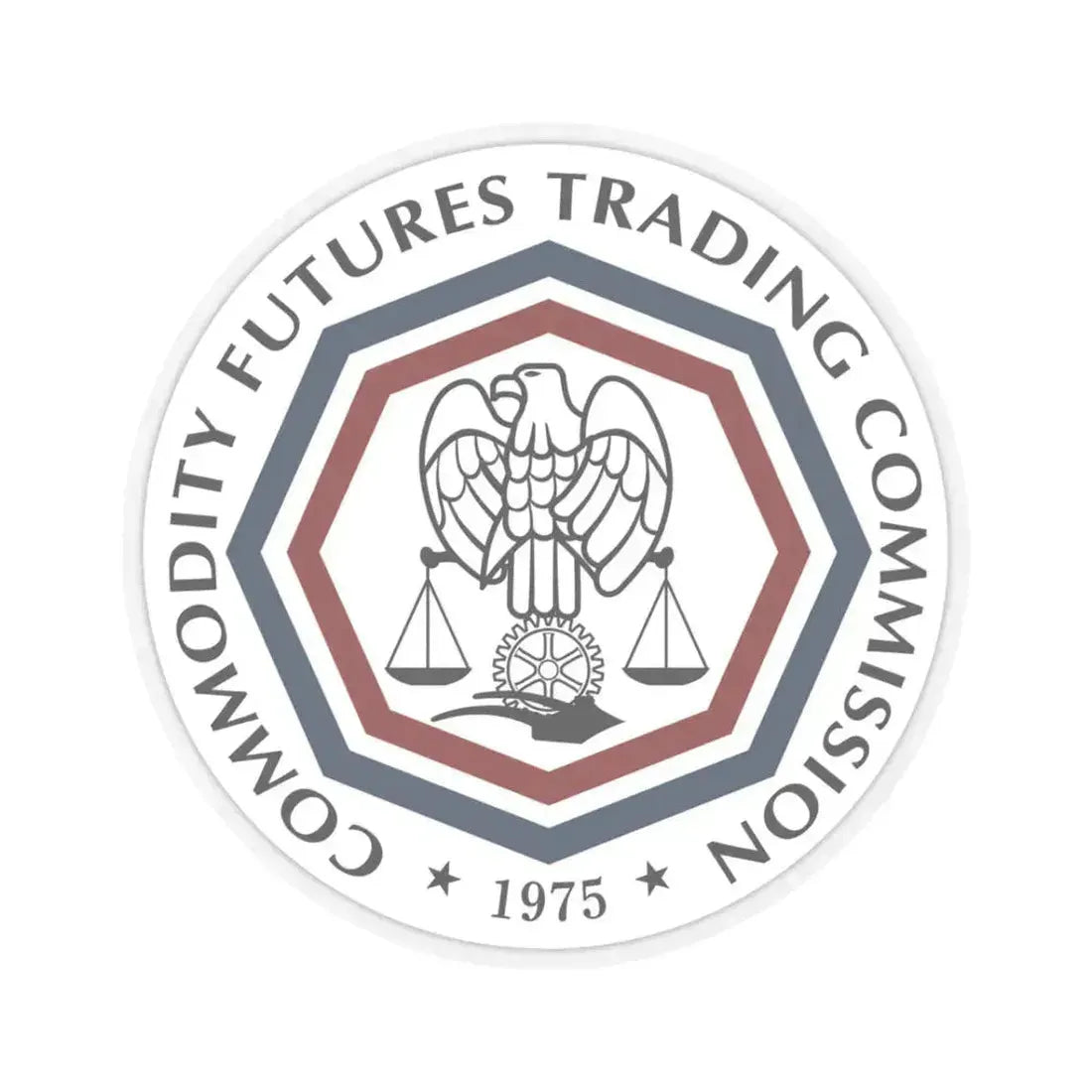 Commodity Futures Trading Commission - STICKER Vinyl Kiss-Cut Decal 3 Inch Transparent - The Sticker Space
