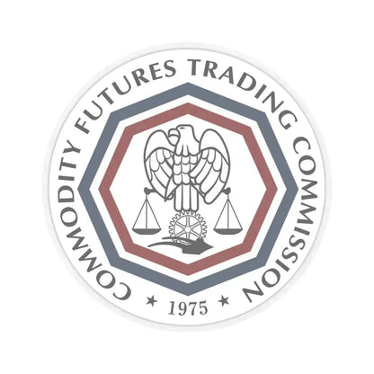Commodity Futures Trading Commission - STICKER Vinyl Kiss-Cut Decal 3 Inch Transparent - The Sticker Space