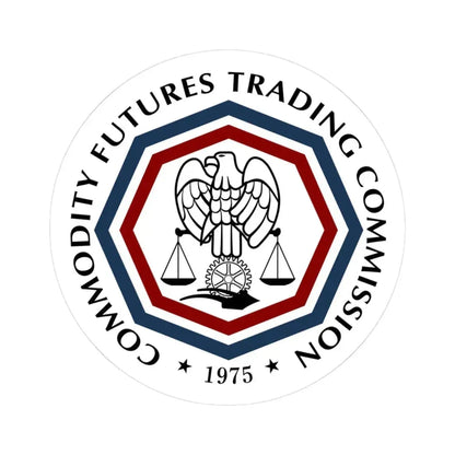 Commodity Futures Trading Commission - STICKER Vinyl Kiss-Cut Decal 3 Inch White - The Sticker Space