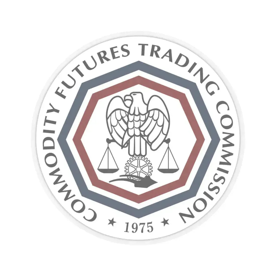 Commodity Futures Trading Commission - STICKER Vinyl Kiss-Cut Decal 4 Inch Transparent - The Sticker Space