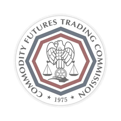 Commodity Futures Trading Commission - STICKER Vinyl Kiss-Cut Decal 4 Inch Transparent - The Sticker Space